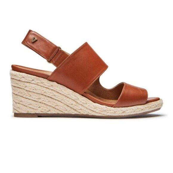 Vionic Brooke Wedge Sandal Vionic Brown Wedge Sandals Size 10 EUC - Picture 8 of 8